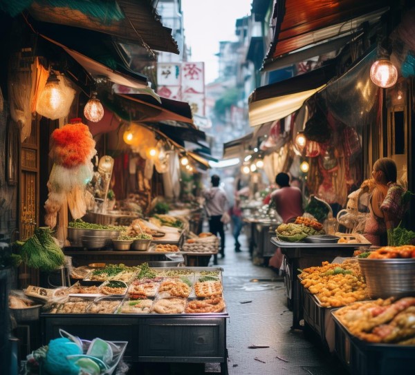 文化与美食,巷子里的对话
